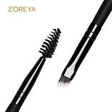 Пензель-щіточка для брів та вій ZOREYA Eyelash & Eyebrow 862, фото 2