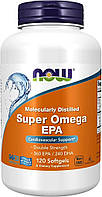 Супер Омега-3, Now Foods Super Omega EPA, 120 капсул