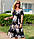 Літнє плаття зі штапелю з V-вирізом, розмір М, фото 3