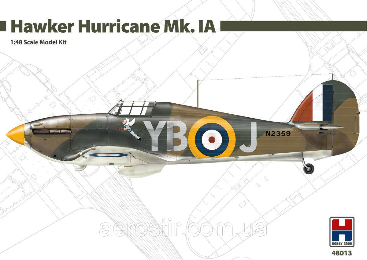 Hawker Hurricane Mk.IA 1/48 Hobby 2000 48013, фото 1