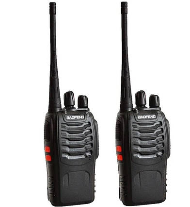 Набір з 2 рій Baofeng Walky Talky BF-888S, чорний, фото 1