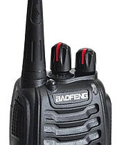 Набір з 2 рій Baofeng Walky Talky BF-888S, чорний, фото 4