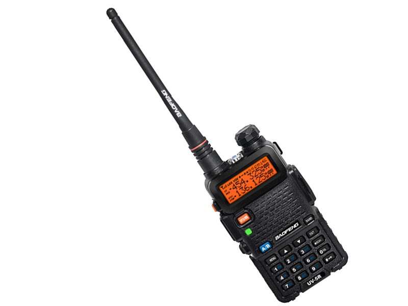 Рація Baofeng UV-5R з гарнітурою, чорна