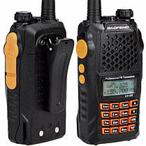 Рація Baofeng UV-6R з гарнітурою, чорна, фото 5