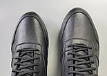 Зимові кросівки на хутрі тепле шкіряне чоловіче взуття Rosso Avangard ReBaKa Black Bolt, фото 8