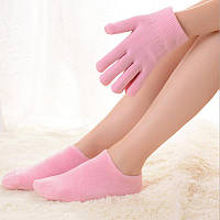 Гелеві зволожувальні рукавички та шкарпетки Spa Gel Gloves&Socks, Косметичні спа рукавички та шкарпетки