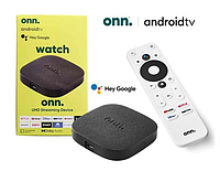 Смарт приставка Onn. AndroidTV UHD Streaming Device