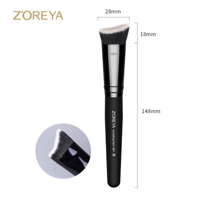 Пензель для контурингу ZOREYA Sculpting Fase - 867, фото 1
