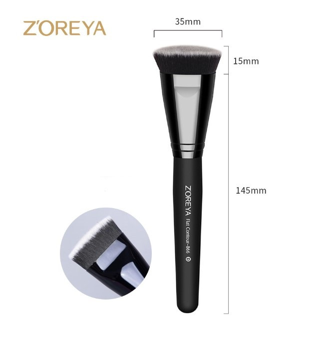 Пензель для контурування ZOREYA Flat Contour - 866, фото 1