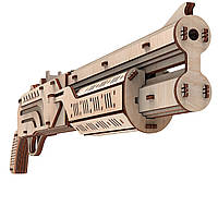 Конструктор, 3d пазл, механічний з дерева, навчальна, розвиваюча іграшка, гра, Дробовик