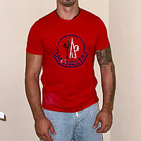 Чоловіча футболка Moncler Червона 15033