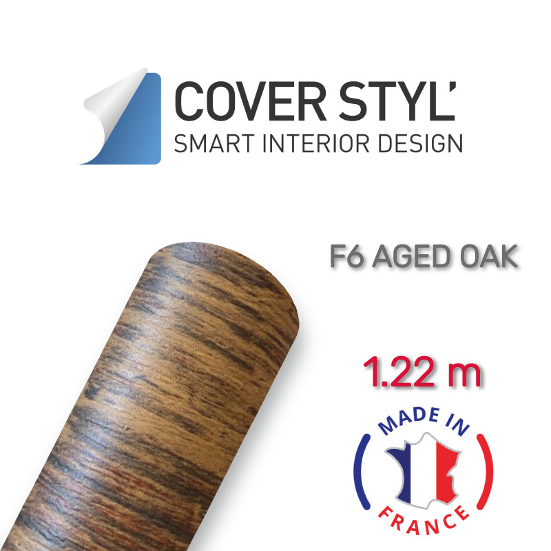 Вінілова плівка зістарений дуб F6 Aged Oak 1.22 m