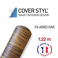 Вінілова плівка зістарений дуб F6 Aged Oak 1.22 m