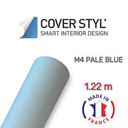 Блідо-блакитна матова плівка для меблів та інтер'єру Solar Screen Cover Styl M4 Pale Blue 1.22 m