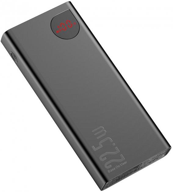 УМБ Power Bank Baseus Adaman 20000 mAh 22.5W чорний