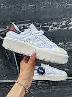 Модні кроси Нью Беленс CT302. Жіночі кросівки на кожен день New Balance CT302 White Brown., фото 9