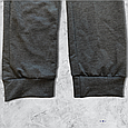 Чоловічі спортивні штани з манжетами розмір 50-52 графіт, фото 4