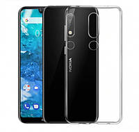 Силиконовый прозрачный чехол для Nokia 7.1plus/x-7