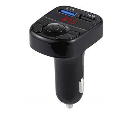 Автомобільний ФМ блютуз модулятор для автомагнітоли в машину X22 Usb трансмітер Fm для автомобіля, фото 1