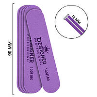 Баф полировочный овальный 90мм*12мм, Designer / Дизайнер 100/180 фиолетовый