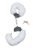 Наручники - Fetish Boss Series Furry Cuffs White, фото 6