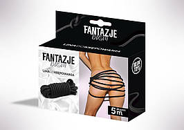 Мотузка - Fantazje BDSM Lina do krępowania 5m Czarna