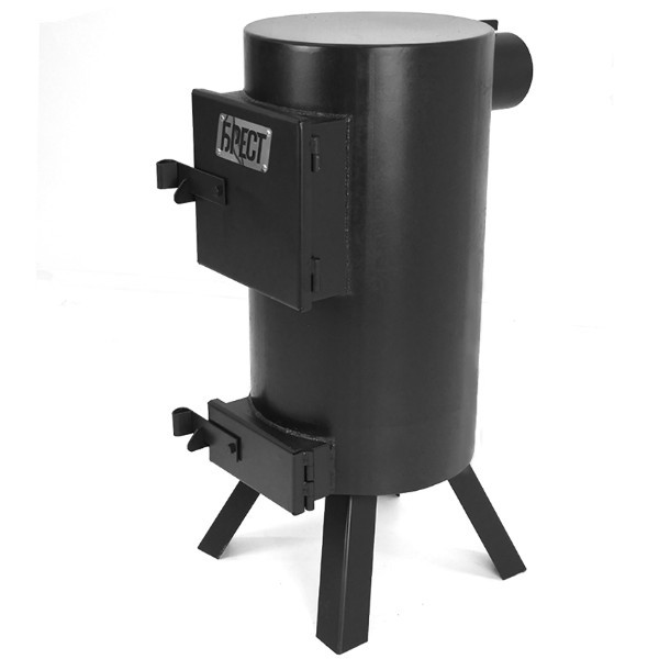 Піч опалювальна буржуйка Брест 150 з варильною поверхнею, фото 1