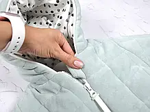 Велюровий комбінезон "Tessera" MagBaby, сизий 74 см (6-9 міс), фото 5