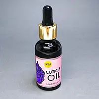 МАСЛО ДЛЯ КУТИКУЛЫ, средство для ногтей и кутикулы NILA CUTICLE OIL ЧЕРНИЦА С ПИПЕТКОЙ, 30 МЛ