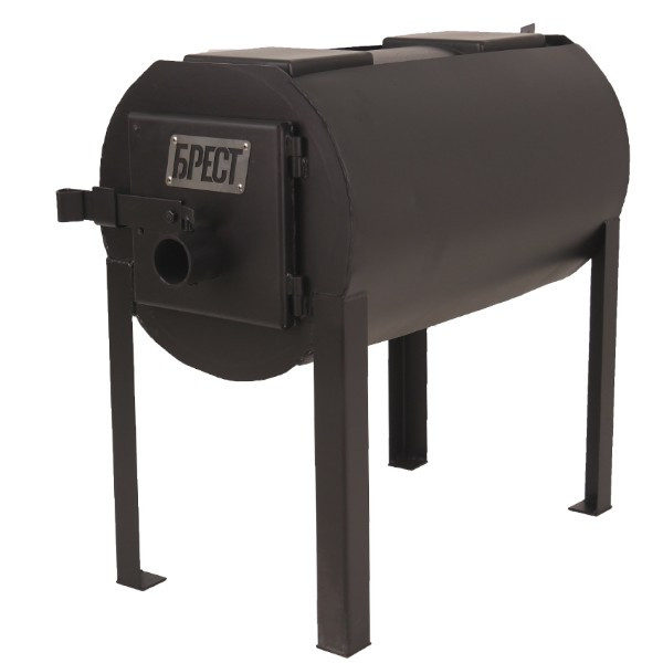 Опалювальна піч буржуйка Брест 150 з двома варильними поверхнями, фото 1