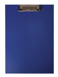 Кліпборд, А4, PVC, темно-синій