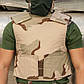 Плитоноска жилет тактичний Brotherhood буря в пустелі пустельний камуфляж тактична військова cordura, фото 5