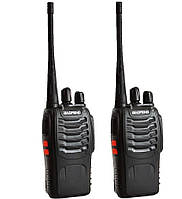 Набір із 2 рацій Baofeng Walky Talky BF-888S, чорний