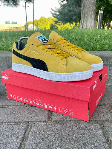 Puma classic yellow cheap