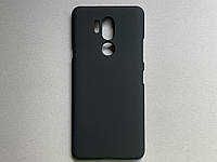 Чехол (накладка, бампер) для LG G7 (G710) чёрный, матовый, пластиковый