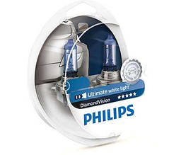 Комплект галогенних ламп Philips DiamondVision 12362DVS2 H11 5000K