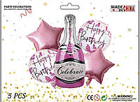 Набір фольгованих Celebrate, 5 шт