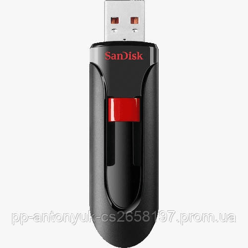Флешка SanDisk USB 3.0 Cruzer Glide 16Gb - фото 2 - id-p1664886132