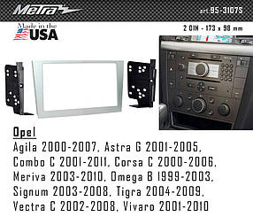 Перехідна рамка Opel Combo, Corsa, Meriva, Omega B, Vectra C, Vivaro Metra 95-3107s, фото 4