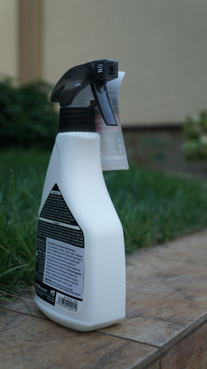Спрей для придания блеска и гидрофобных свойств SOFT99 Fusso Coat Speed & Barrier Hand Spray - фото 4 - id-p1664896040