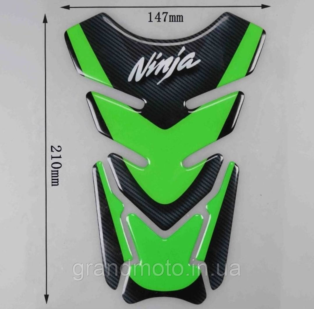 Наклейка на бак мотоцикла силіконова Ninja