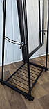 Підлогове торговельне Чорне дзеркало для одягу 45 см, фото 5