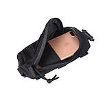 Наплічний підсумок для лямок рюкзака HALPER чорний із системою MOLLE, фото 7
