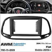 Перехідна рамка Fiat Doblo AWM 781-11-059, фото 3