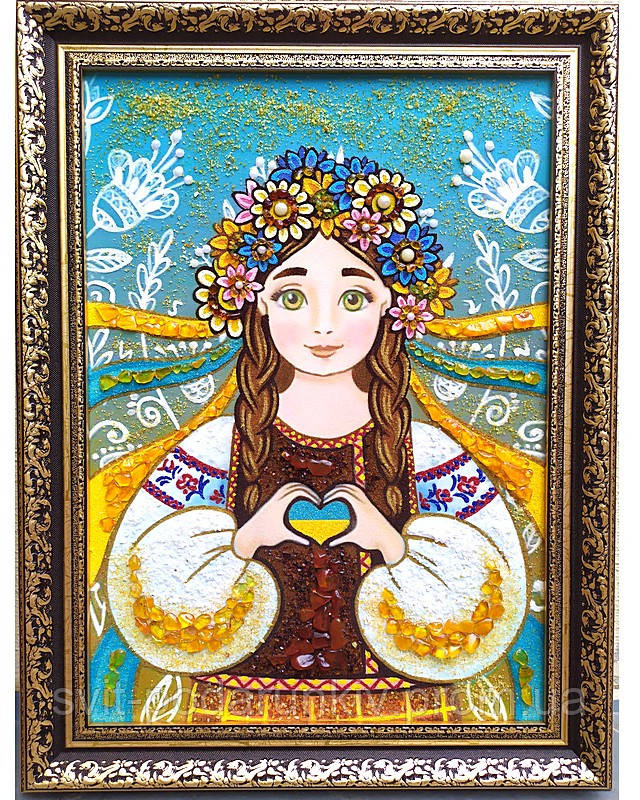 Україночка, З Україною в серці! картина на подарунок