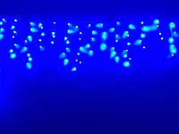 Гірлянда бахрома світлодіодна 3*0.5 м, 144 синя led