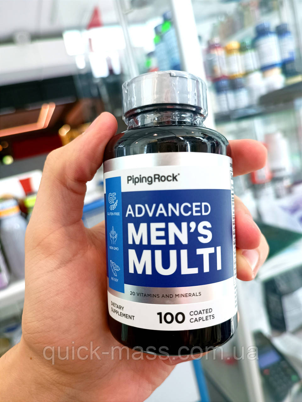 Комплексні вітаміни для чоловіків Piping Rock Advanced Men's Multi 100 caplets, фото 1