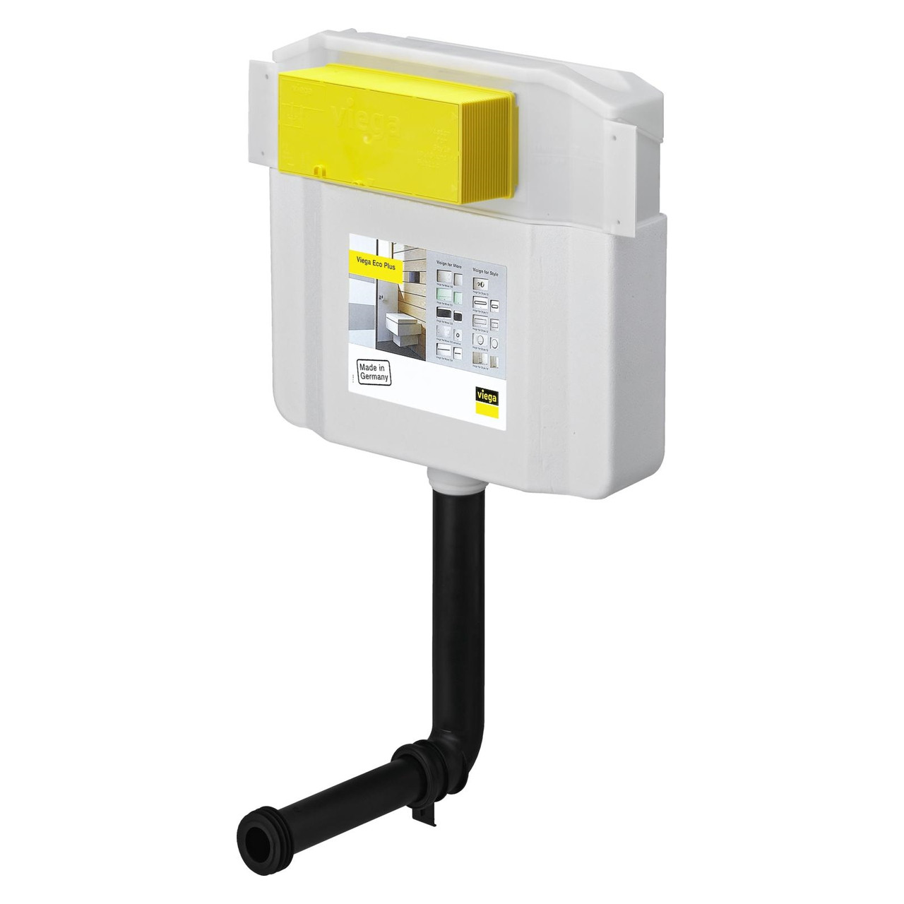 VISIGN 2H змивний бачок, з кріпленнями без кнопки змиву, фото 1