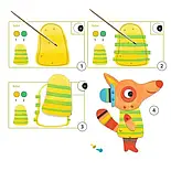 Творчий набір для розмальовування Djeco Семейка лис DJ09897, фото 4