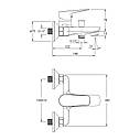 Змішувач для ванни IMPRESE MODUS, фото 2